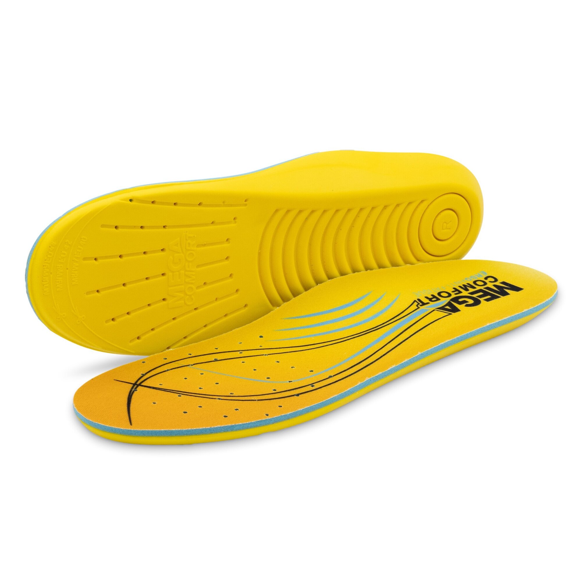 MEGA Comfort - Insole - ERGO Anti-Fatigue - Unisex - Size: Small (Men's 6-7, Women's 8-9) - Model # MCAF-S